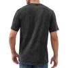 imageNITAGUT Mens Distressed Henley Shirts Retro Short Sleeve Cotton Tee Shirts Casual Button Down Washed TShirtsBlack