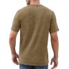 imageNITAGUT Mens Distressed Henley Shirts Retro Short Sleeve Cotton Tee Shirts Casual Button Down Washed TShirtsDeep Khaki