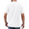 imageNITAGUT Mens Distressed Henley Shirts Retro Short Sleeve Cotton Tee Shirts Casual Button Down Washed TShirtsWhite