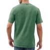 imageNITAGUT Mens Distressed Henley Shirts Retro Short Sleeve Cotton Tee Shirts Casual Button Down Washed TShirtsZ Army Green