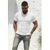 imageNITAGUT Mens Polo Shirts Shortsampamp Long Sleeve Casual Slim Fit Workout Shirts0 White