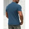 imageNITAGUT Mens Polo Shirts Shortsampamp Long Sleeve Casual Slim Fit Workout Shirts01blue