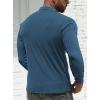 imageNITAGUT Mens Polo Shirts Shortsampamp Long Sleeve Casual Slim Fit Workout Shirts02blue