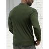 imageNITAGUT Mens Polo Shirts Shortsampamp Long Sleeve Casual Slim Fit Workout Shirts02dark Green