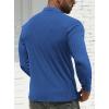 imageNITAGUT Mens Polo Shirts Shortsampamp Long Sleeve Casual Slim Fit Workout Shirts02royal Blue