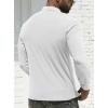 imageNITAGUT Mens Polo Shirts Shortsampamp Long Sleeve Casual Slim Fit Workout Shirts02white
