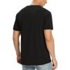 imageNITAGUT Mens Premium Cotton Crew Neck TShirt Fresh Classic TeeA Black