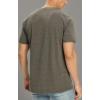 imageNITAGUT Mens Premium Cotton Crew Neck TShirt Fresh Classic TeeA Heather Brown