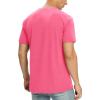 imageNITAGUT Mens Premium Cotton Crew Neck TShirt Fresh Classic TeeA Hot Pink