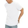 imageNITAGUT Mens Premium Cotton Crew Neck TShirt Fresh Classic TeeA White