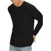 imageNITAGUT Mens Premium Cotton Crew Neck TShirt Fresh Classic TeeB Black