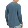 imageNITAGUT Mens Premium Cotton Crew Neck TShirt Fresh Classic TeeB Heather Blue