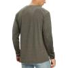 imageNITAGUT Mens Premium Cotton Crew Neck TShirt Fresh Classic TeeB Heather Brown