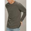 imageNITAGUT Mens Premium Cotton Crew Neck TShirt Fresh Classic TeeB Heather Brown