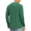 imageNITAGUT Mens Premium Cotton Crew Neck TShirt Fresh Classic TeeB Heather Green