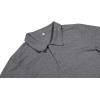 imageNITAGUT Polo Shirts for Men ShortLong Sleeve Soft Cotton Collared ShirtA Heather Charcoal