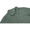 imageNITAGUT Polo Shirts for Men ShortLong Sleeve Soft Cotton Collared ShirtA Heather Green
