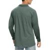 imageNITAGUT Polo Shirts for Men ShortLong Sleeve Soft Cotton Collared ShirtB Heather Green