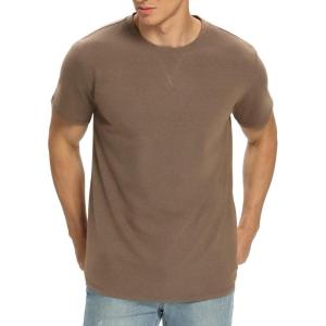 imageNITAGUT Mens Premium Cotton Crew Neck TShirt Fresh Classic TeeA Dark Khaki