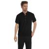 imageNITAGUT Mens Linen Henley Shirt Half Sleeve Beach Yoga Casual Fit Tops
