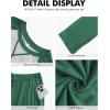 imageNITAGUT Mens Pajama Set Long Sleeve Sleepwear 2 Piece Loungewear with Pockets Soft Comfy NightwearGreen