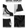 imageNITAGUT Mens Pajama Set Summer 2 Piece Loungewear Short Sleeve Pjs Sleepwear with Pockets Soft Comfy NightwearBlack