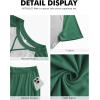 imageNITAGUT Mens Pajama Set Summer 2 Piece Loungewear Short Sleeve Pjs Sleepwear with Pockets Soft Comfy NightwearGreen
