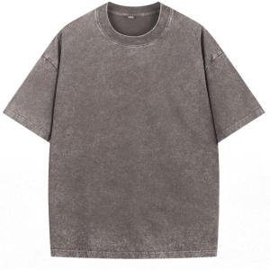 imageNITAGUT Mens Oversized Cotton TShirts Vintage Unisex Short Sleeves Loose Streetwear Casual Wash Solid Basic Tops TeeKhaki