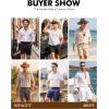 image:imageNITAGUT Mens Cargo Shorts 7 Casual Drawstring Elastic Waist Summer Vacation Shorts with Utility Flap PocketsKhaki