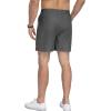 image:imageNITAGUT Mens Casual Cotton Shorts  55 Elastic Waist Drawstring Summer Beach Lightweight Shorts with PocketsBlack