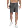 image:imageNITAGUT Mens Casual Cotton Shorts  55 Elastic Waist Drawstring Summer Beach Lightweight Shorts with PocketsBlack