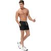 image:imageNITAGUT Mens Swimwear Sports Running Shorts Swim Trunks Quick Dry Lightweight with Pocket1black