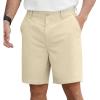 image:imageNITAGUT Mens Lightweight Casual Shorts 7 Golf Summer Shorts Breathable Stretch Work Flat Front Shorts with MultiPocketBeige