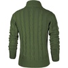 image:imageNITAGUT Mens Long Sleeve Stand Collar Cardigan Sweaters Button Down Cable Knitted SweaterForest Green
