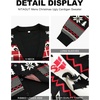image:imageNITAGUT Mens Christmas Ugly Cardigan Sweater Reindeer Snowflake Xmas Sweater Casual Long Sleeve KnitwearO Christmas