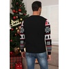 image:imageNITAGUT Mens Christmas Ugly Cardigan Sweater Reindeer Snowflake Xmas Sweater Casual Long Sleeve KnitwearO Christmas