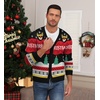 image:imageNITAGUT Mens Christmas Ugly Cardigan Sweater Reindeer Snowflake Xmas Sweater Casual Long Sleeve KnitwearS Christmas
