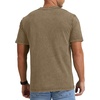 image:imageNITAGUT Mens Distressed Cotton Shirts Vintage Hipster Hip Hop Longline Crew Neck TShirtDeep Khaki