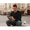 image:imageNITAGUT Mens Henley Shirts Long Sleeve Button TShirt Fashion Casual Pullover ShirtBlack