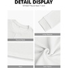 image:imageNITAGUT Mens Henley Shirts Long Sleeve Button TShirt Fashion Casual Pullover ShirtWhite
