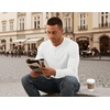 image:imageNITAGUT Mens Henley Shirts Long Sleeve Button TShirt Fashion Casual Pullover ShirtWhite