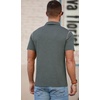 image:imageNITAGUT Mens Polo Shirts Casual Short Sleeve Cotton TShirt Summer Button Golf Tee with PocketGreen