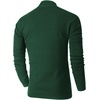 image:imageNITAGUT Mens Slim Fit Quarter Zip Mock Neck Polo Sweater Casual Long Sleeve Sweater and Turtleneck PulloverDark Green