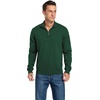 image:imageNITAGUT Mens Slim Fit Quarter Zip Mock Neck Polo Sweater Casual Long Sleeve Sweater and Turtleneck PulloverDark Green