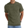 image:imageNITAGUT Mens Distressed Cotton Shirts Vintage Hipster Hip Hop Longline Crew Neck TShirtDeep Green