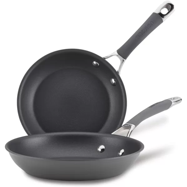Circulon 83903 Radiance Hard Anodized Nonstick Cookware Pots and Pans Set, 10 Piece, Gray)