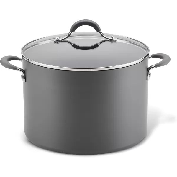 Circulon 83903 Radiance Hard Anodized Nonstick Cookware Pots and Pans Set, 10 Piece, Gray)