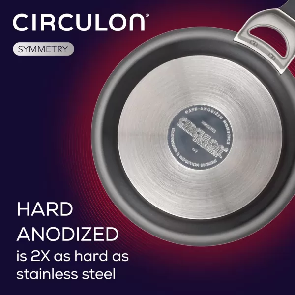 Circulon 83903 Radiance Hard Anodized Nonstick Cookware Pots and Pans Set, 10 Piece, Gray+ Pan Set  Black)