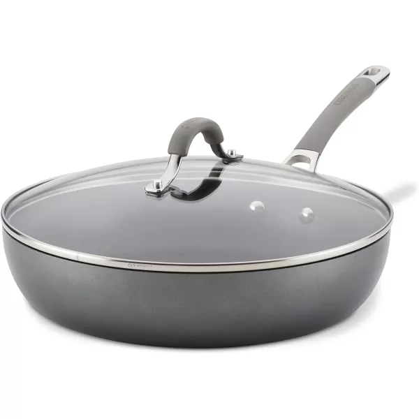 Circulon 84564 Elementum Hard Anodized Nonstick Cookware Set / Pots and Pans Set - 10 Piece, Gray)