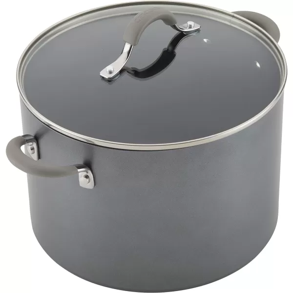 Circulon 84564 Elementum Hard Anodized Nonstick Cookware Set / Pots and Pans Set - 10 Piece, Gray)